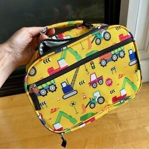 Travelers Club TRUCKS Insulated Lunch Cooler Bag, Yellow, 10 inches